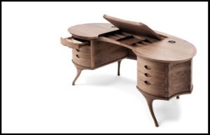 Дизайнерский стол из ценных пород дерева