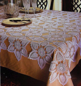 Как связать скатерть