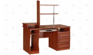 Коричневый письменный стол