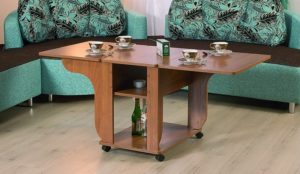 Полноценный обеденный раскладной стол трансформер