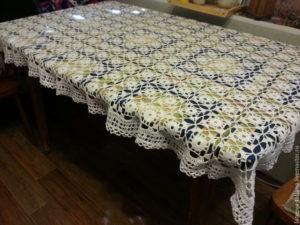 Скатерть ручной работы