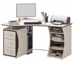 Современный угловой стол