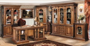 Стол из массива дуба в интерьере