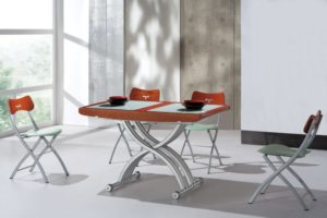 Стол трансформер с крестообразными ножками