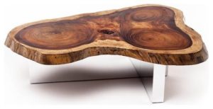 Столы из среза дерева