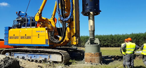 Использование буронабивных свай и обсадной трубы