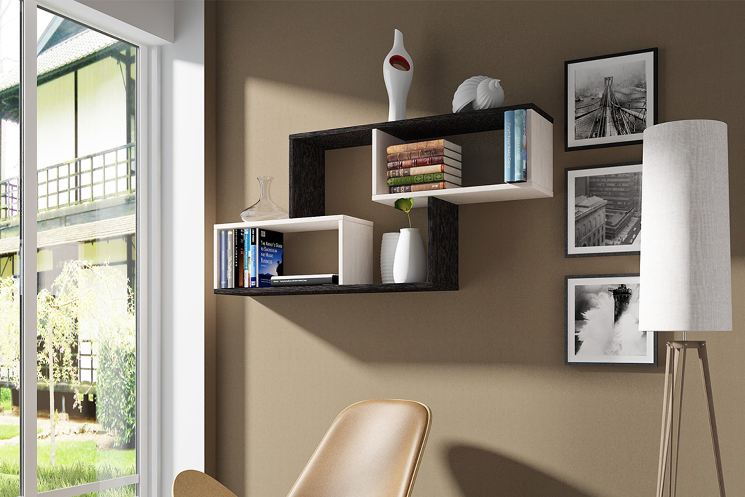 Правильно выбираем настенные полки