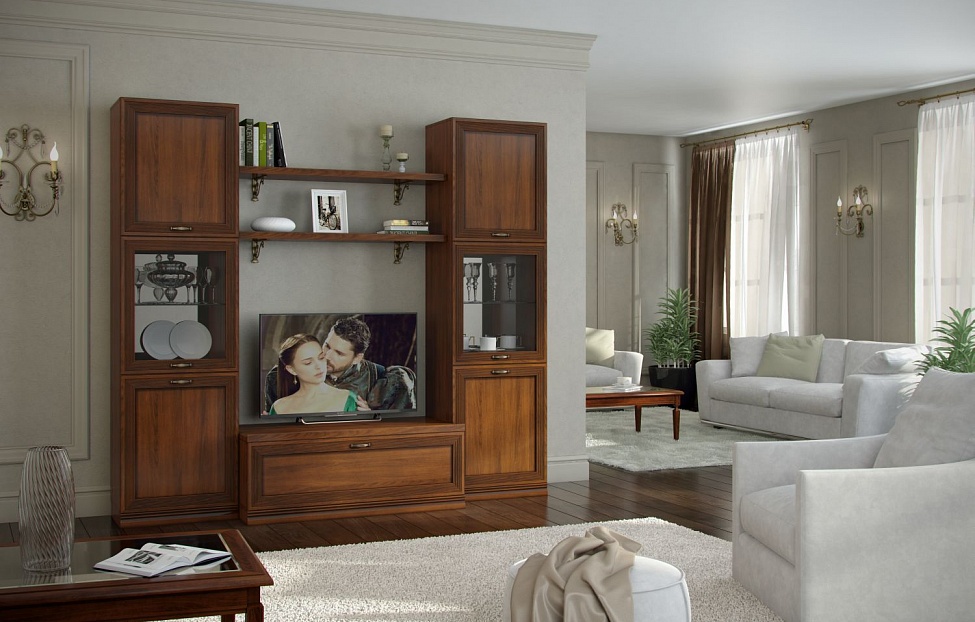 Какие факторы учесть во время выбора стенки для гостиной